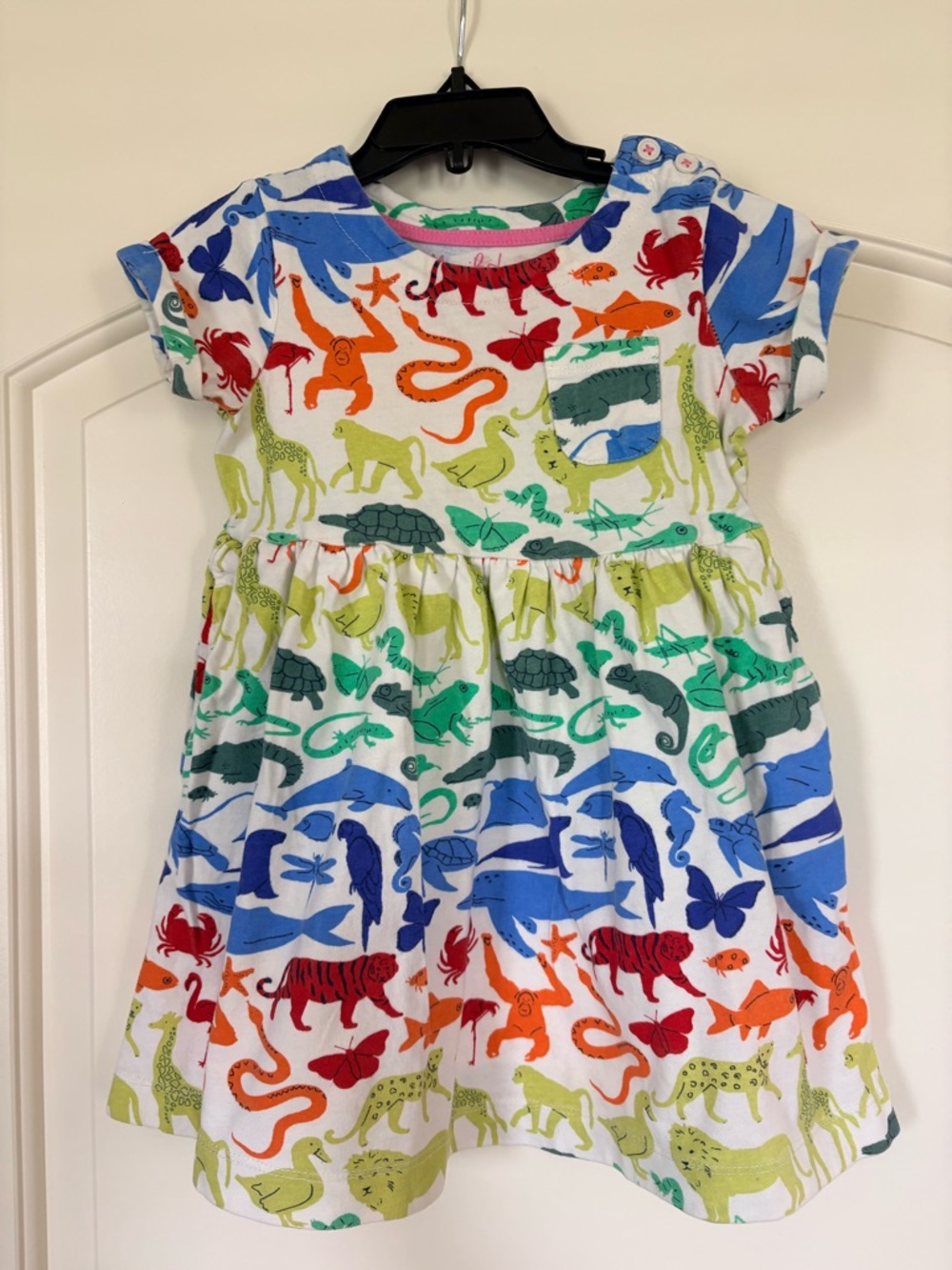 Mini Boden Multicolor Animal & Nature Print Tee